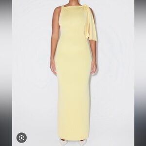 KHY new Elegant Yellow Women's Dress